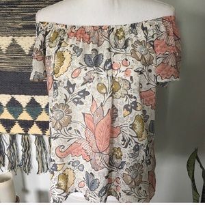 Loft off shoulder blouse